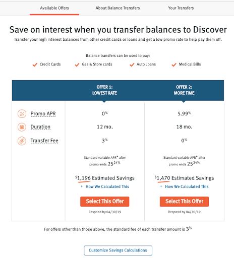 balance transfer interest calculator|discover balance transfer calculator.
